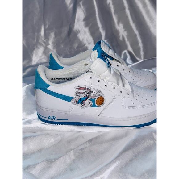 Size 7 Nike Space Jam x Air Force 1 '07 Low Hared - Picture 1 of 5